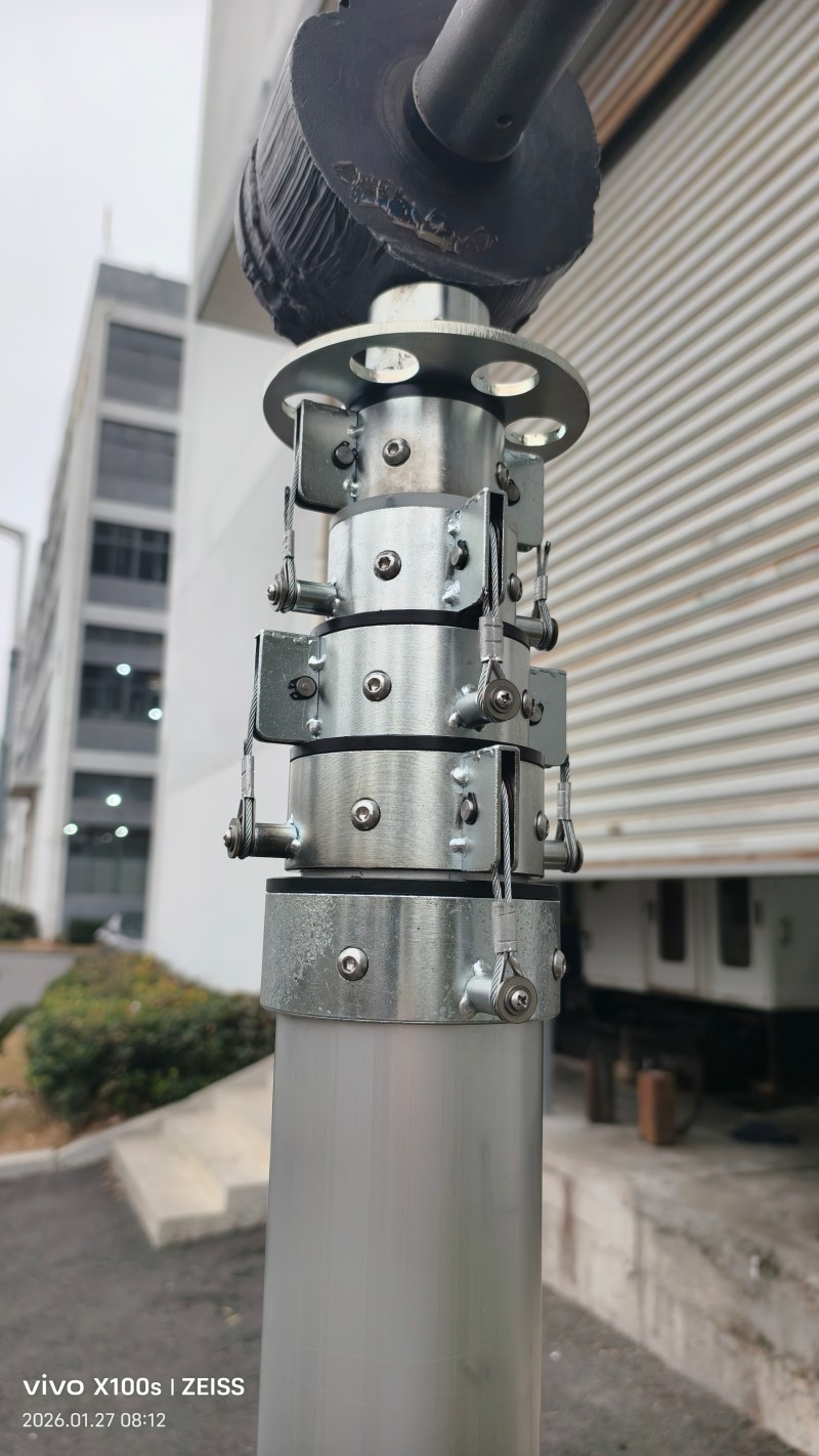 Round Tubing Manual Mechanical Mast